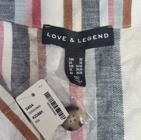 NWT Love & Legend Patterned Blouse - Picture 8 of 8